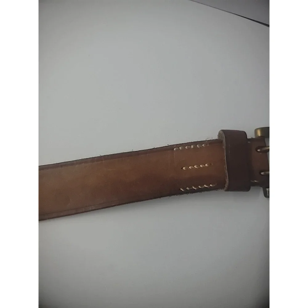 Vintage Wilsons Leather Genuine Julian Men Belt Double Prong L Large‎ 38-40 Brn